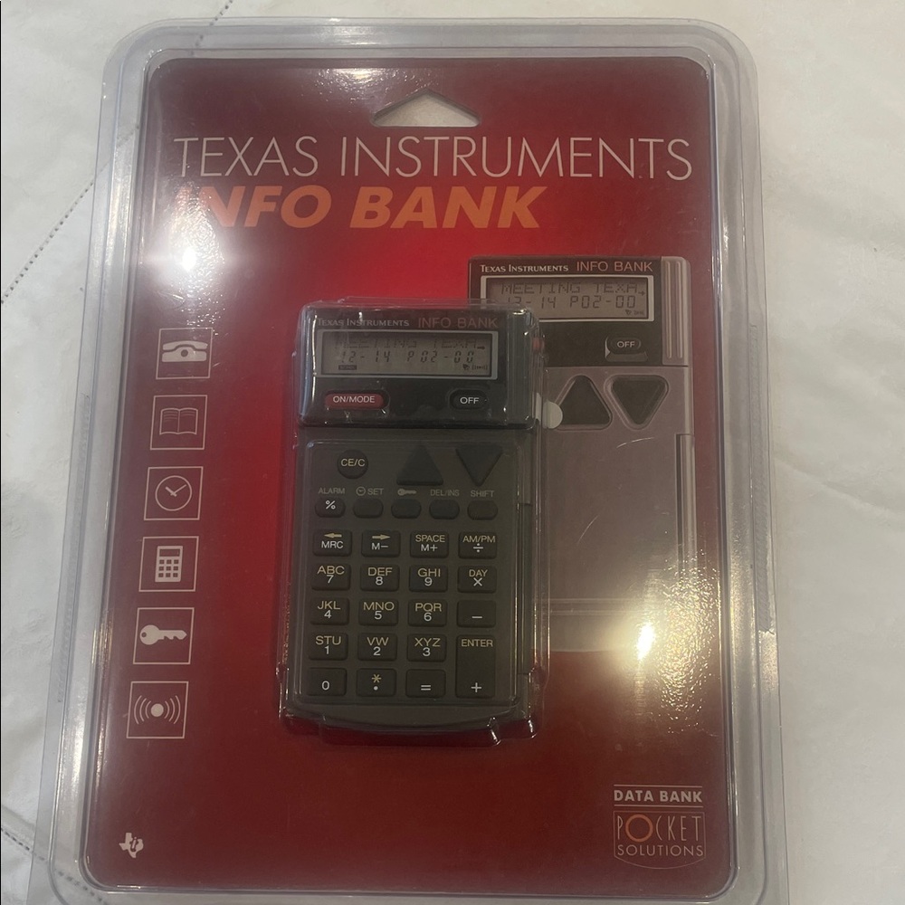 Texas Instruments Info Bank Pocket Device - Black